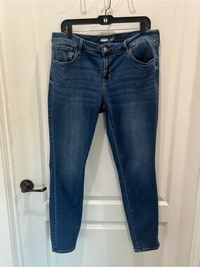 Old Navy Classic Dark Blue Women's Slim Jeans 16 Long